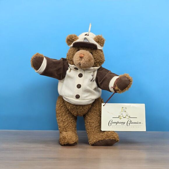 1995 Hershey's Teddy Bear Jointed Vintage 11" Plush with Tags by Douglas Company - Picture 1 of 14